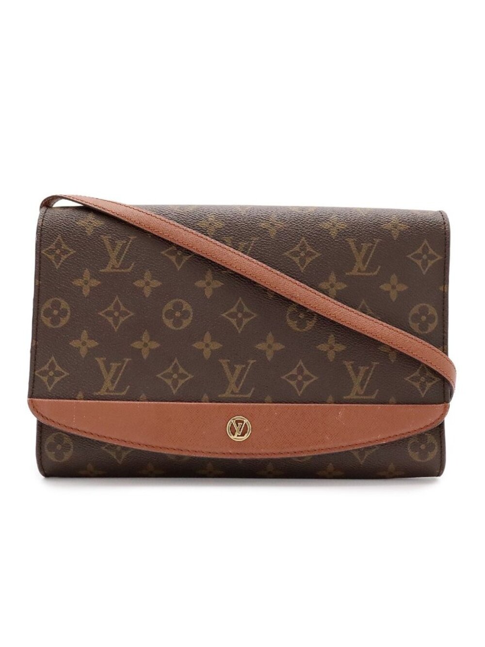 Louis Vuitton Monogram Bordeaux Shoulder Bag Crossbody 2-Way Clutch
